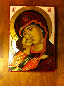 Orthodox icon of the Theotokos (Panagia)