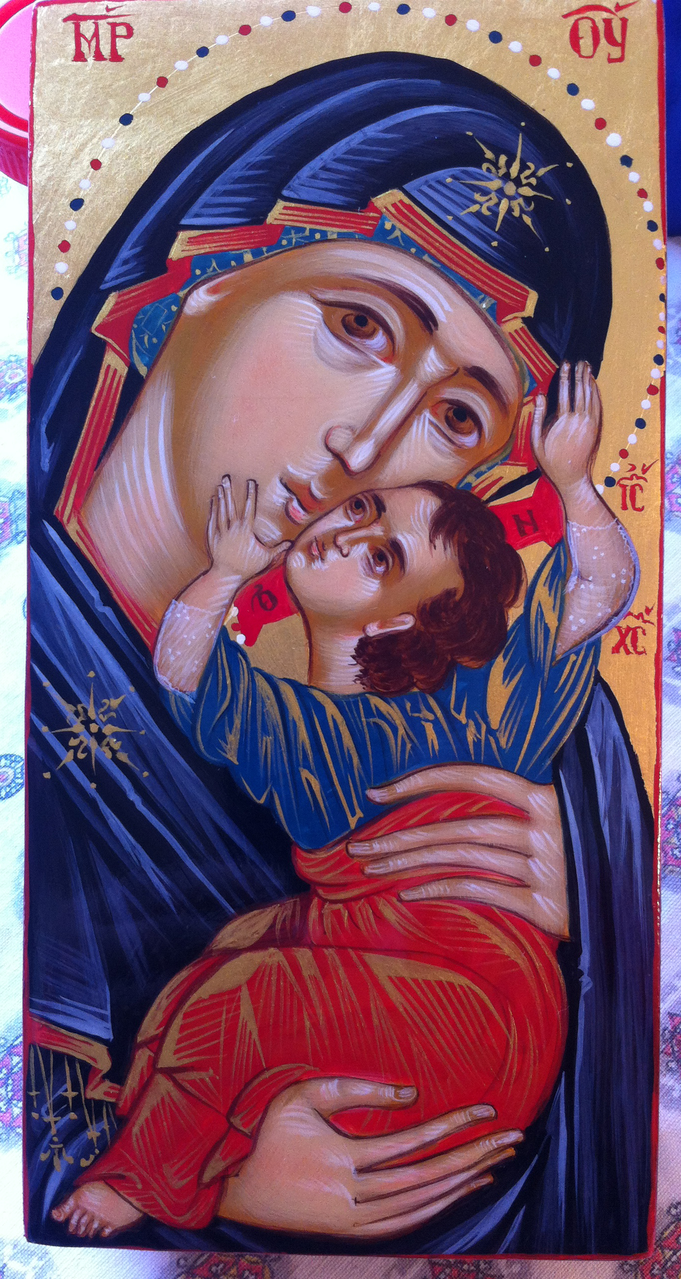 Byzantine icon: Holy Mother of God & Son