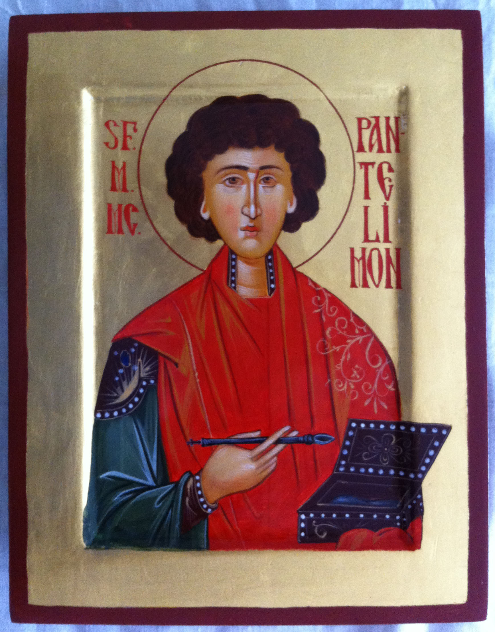 Byzantine icon: Saint Panteleimon
